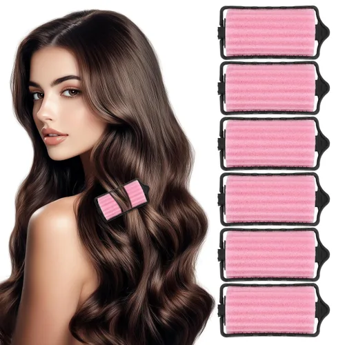 Rodillos de espuma de gran calidad – Sleep-In Soft Sponge Hair Curling Herramientas para peinar DIY Flexible y Cómodo para Dormir Juego de 8 piezas