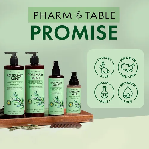 Miniatura 7 de Spray acondicionador de uso continuo - Tratamiento para el cuero cabelludo de romero y menta - Tratamiento anticaspa y para cuero cabelludo seco