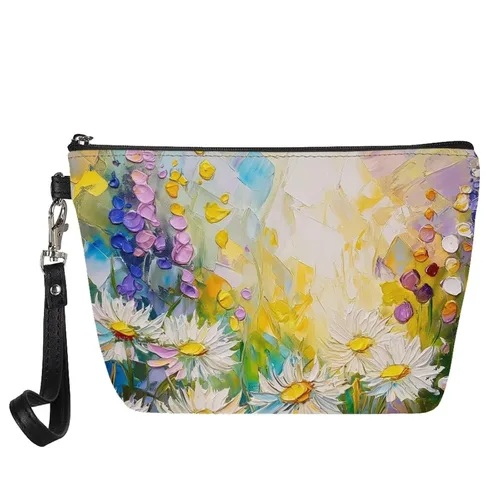 Miniatura 27 de Mumeson Patrón personalizado para mujer, bolsa de cosméticos de viaje, estuche de maquillaje, organizador de neceser de tocador