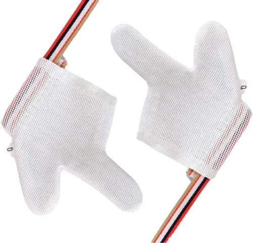 Deja de chupar el pulgar para niños para chupar el pulgar para detener la succión del pulgar y guantes anti succión de dedos (L)
