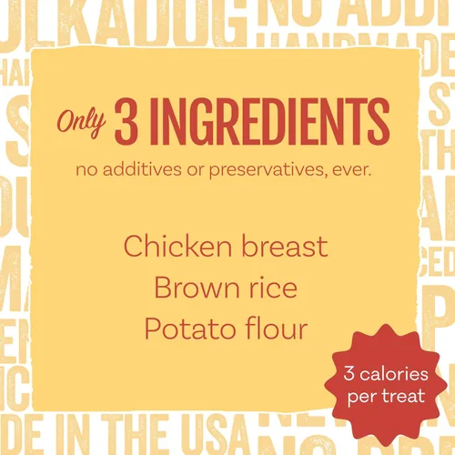 Miniatura 4 de Polkadog Chicken Littles - Trozos crujientes de entrenamiento para perros, todos naturales, golosinas de entrenamiento saludables con ingredientes