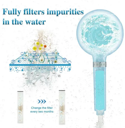 Miniatura 4 de Cartucho de filtro de ducha de 15 etapas Filtros de cabezal de ducha de repuesto para agua dura por DOILIESE