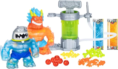 Miniatura 12 de Heroes of Goo Jit Zu Marvel Hero Creator Spider-Man con 3 rellenos únicos de Goo, mezcla, rellena y crea tu propia figura de acción elástica