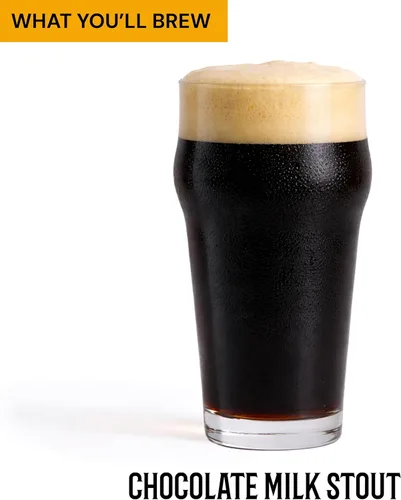 Miniatura 2 de Craft A Brew - Chocolate Milk Stout - Kit para hacer cerveza - Haz tu propia cerveza artesanal - Equipo completo y suministros - Kit de inicio