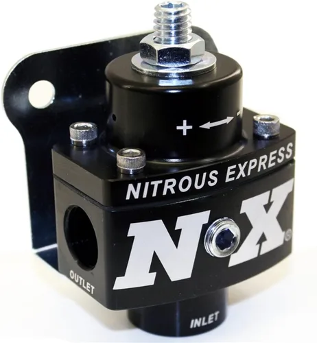 Nitrous Express 15951 Holley Regulador de presión de combustible preestablecido listo para funcionar Holley Regulador de presión de combustible