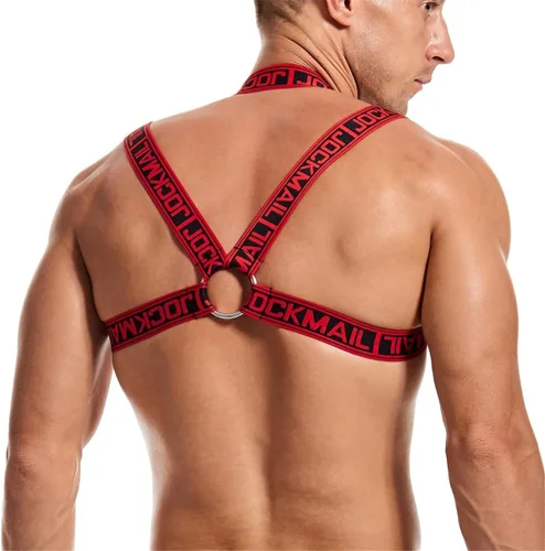 Miniatura 2 de JOCKMAIL Arnés de fitness para hombre con correa de hombro para hombre, ropa interior elástica cómoda y suspensorio