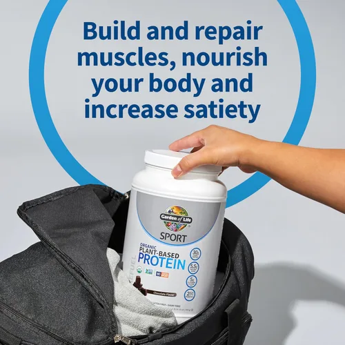 Miniatura 2 de Garden Of Life Sport - Proteína orgánica de base vegetal – BCAA Amino ácido, proteína en polvo, 0658010119412, Lata, 1