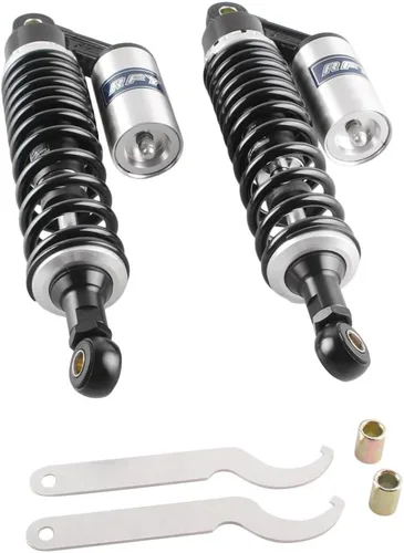 Miniatura 9 de Par de amortiguadores de aire para motocicleta de 340 mm, ajuste universal para la parte trasera, para HONDA, Suzuki, Yamaha, Kawasaki ATV Go Kart