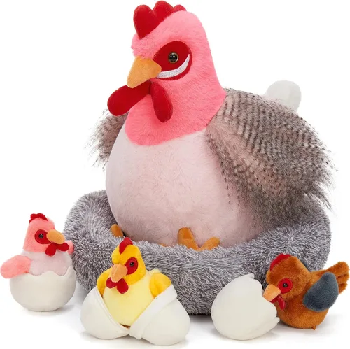 Miniatura 17 de MaoGoLan 5 piezas de peluche de foca gorda con 4 bebés en el interior - Almohada gigante de animal de peluche de foca ultrasuave de 20 pulgadas