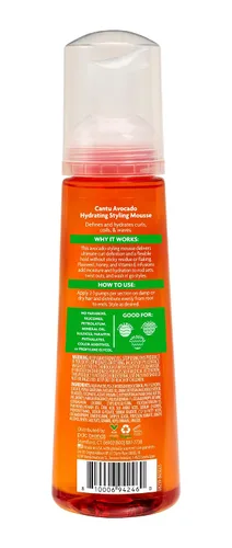 Miniatura 2 de Cantu Mousse Hidratante de Aguacate, 8.4 fl oz (8.4 fl oz)