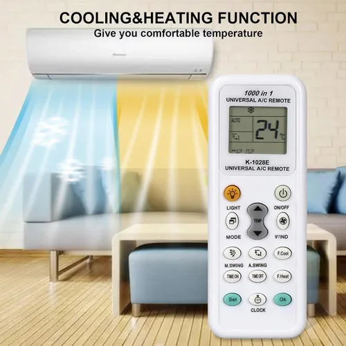 Miniatura 3 de K-1028E Control remoto universal de aire acondicionado para LG, Midea, Fujitsu, Panasonic, Samsung Air Condition, 1000 en 1 controlador de A/C