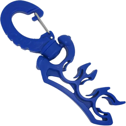 Miniatura 13 de Scuba Choice Clip de soporte de manguera triple para buceo, organizador de manguera de baja y alta presión para reguladores y configuración