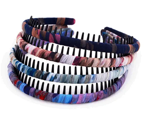 Miniatura 17 de 4 unidades - Diadema multicolor con dientes de resina protectora - Diadema con peine - Accesorios para el cabello para mujer por Beauty hair