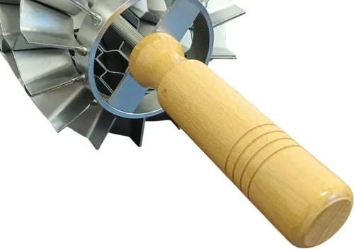 Miniatura 6 de OCS Parts Cortador de masa de acero inoxidable hexagonal de 42 cortes Cortador de masa de grado profesional de servicio pesado para agujeros