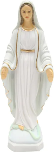 Vittoria Collection Estatua católica de Virgen María de Gracia de 16 pulgadas, escultura católica hecha en Italia