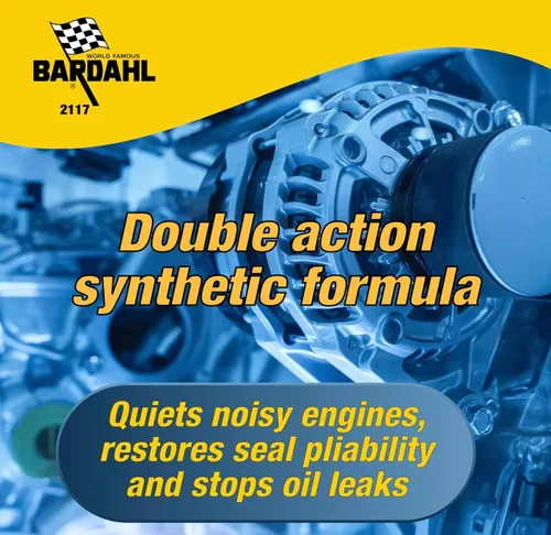 Miniatura 3 de Bardahl 2117 NoSmoke + StopLeak - Aditivo de aceite de motor - Tratamiento para quemar aceite y humo de escape excesivo - Sellador de fugas