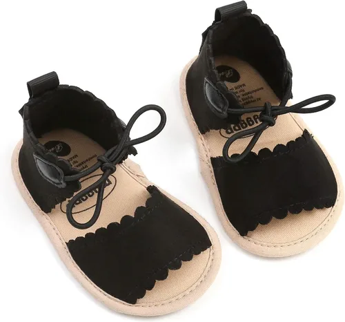 Miniatura 60 de Sandalias de verano para bebés, niñas y niños, unisex, antideslizantes, suela suave, transpirable, para primeros pasos, zapatos de playa al aire