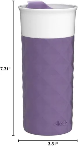 Miniatura 7 de Termo de viaje Ogden de Ello, de cerámica sin BPA, con tapa, 16 oz