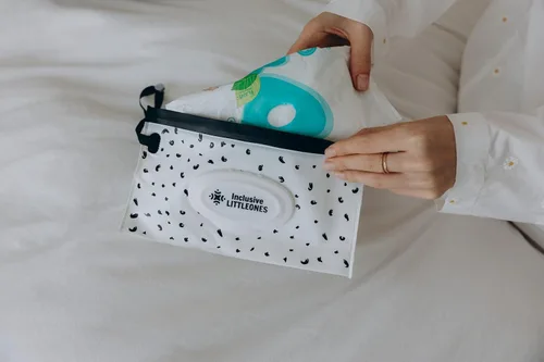 Miniatura 7 de Mochila para pañales para bebé, cambiador adicional, gran capacidad, puerto USB, funda para chupete, mosquitera y bolsa de toallitas Elegante