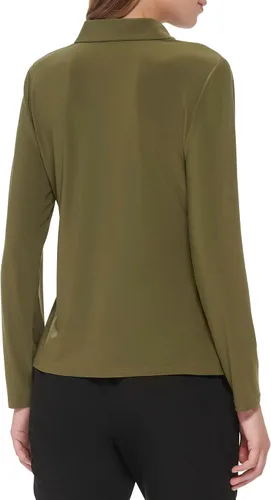 Miniatura 4 de Tommy Hilfiger Blusa de punto de manga larga con cuello y botones en la parte delantera