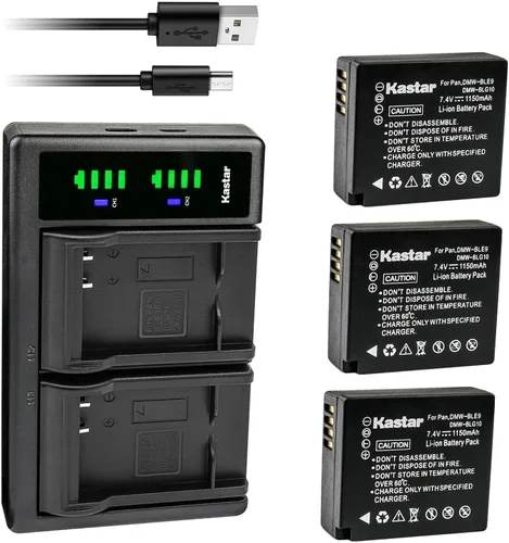 Miniatura 6 de Kastar Cargador de batería USB LTD2 para batería BP-DC15, cargador BC-DC15, D-Lux tipo 109, D-Lux 7, D-Lux 8, cámaras digitales C-Lux