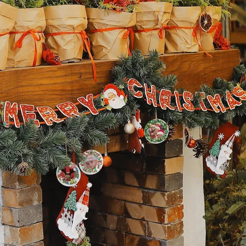 Miniatura 6 de Adornos de Navidad personalizados 2024, adornos de Navidad con imagen personalizada, decoración de Navidad, regalo de fotos, decoración redonda