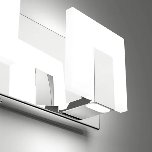 Miniatura 6 de Aipsun Moderna lámpara LED de tocador para baño, acrílico blanco esmerilado, arriba y abajo, accesorios de pared sobre espejo