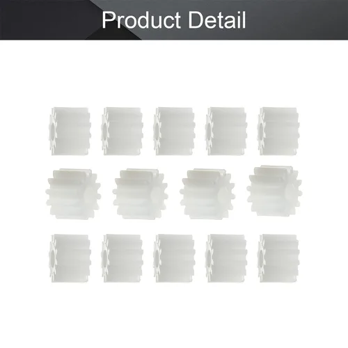 Miniatura 4 de Othmro 50 engranajes de plástico, 12 dientes, modelo 122.5A, (diámetro de orificio de 0.098 pulgadas, diámetro exterior, 0.197 pulgadas de grosor)