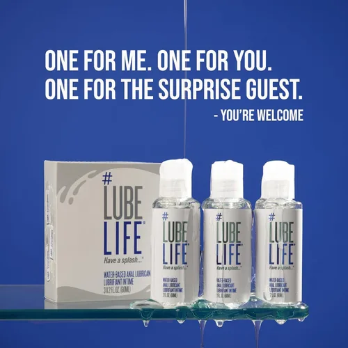 Miniatura 6 de LubeLife - Lubricante anal a base de agua para hombres, mujeres y parejas, lubricante personal seguro para la ingestión, compatible con juguetes
