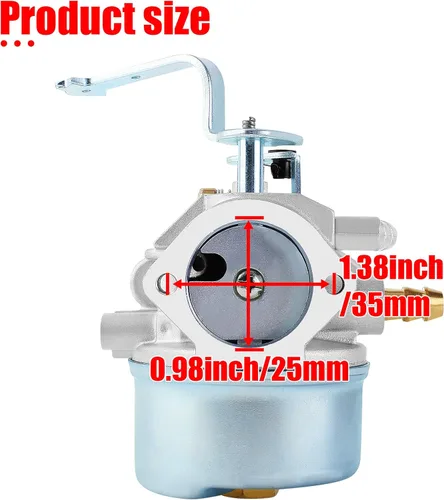 Miniatura 3 de 640260 640260A 640260B 640269 632689 Carburador compatible con Tecumseh HM80-HM100 LH318XA LH358XA LH358EA 8HP-10HP Coleman Craftsman Generator
