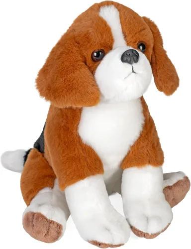 Wild Republic Beagle, Paws and Claws, animal de peluche, 12 pulgadas, regalo para niños, juguete de peluche, relleno es botellas de agua recicladas