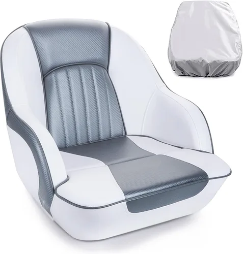 Miniatura 9 de NORTHCAPTAIN Asiento de barco Pontón Asiento de cubo capitán con funda de asiento de barco