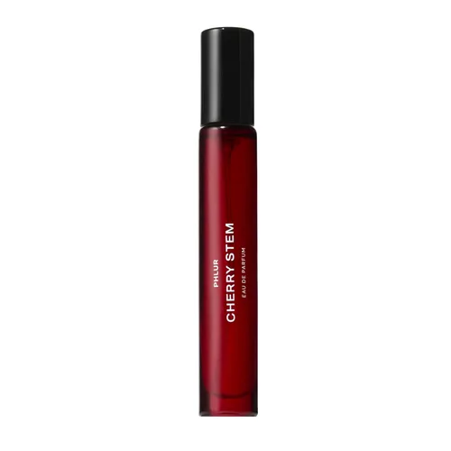 PHLUR Perfume Cherry Stem para mujeres y hombres, 0.3 fl oz - Eau de Parfum de cereza negra y caramelo, madera afrutada con brandy de naranja,