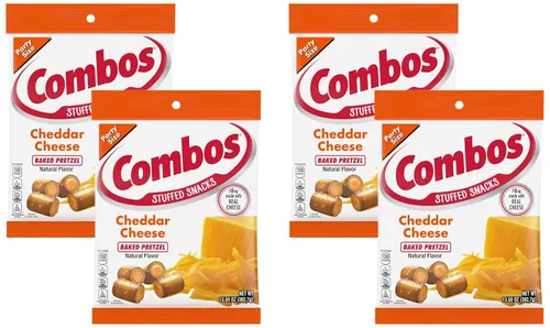 Miniatura 10 de Combos Bocadillos de pretzel horneados con queso cheddar, 13.5 onzas, bolsa, 13.5 onzas