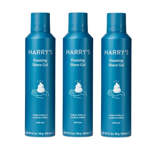 Miniatura 5 de Harry's Recambios de cuchillas de afeitar + paquete de gel de afeitar (10 unidades)