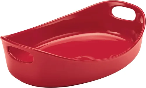 Miniatura 10 de Rachael Ray Cerámicas Fuente Ovalada, 1.4 litros, Gris