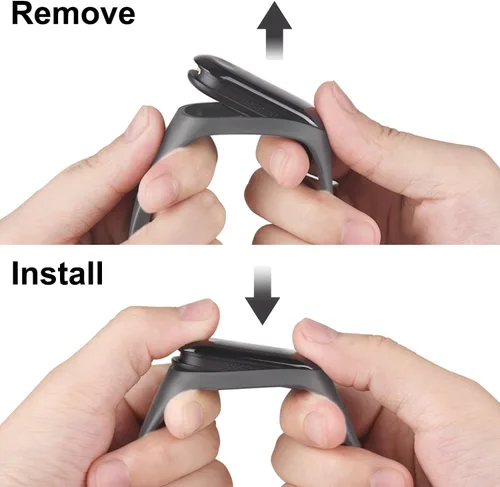 Miniatura 3 de Paquete de 3 bandas para Xiaomi Mi Band 4 y Mi Band 3, correas deportivas de repuesto de silicona suave para Xiaomi Mi Band 4 y 3 Fitness Tracker