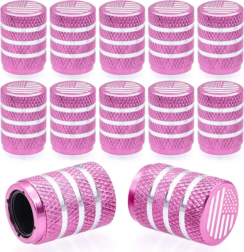 Miniatura 76 de 4 piezas de tapas de válvula de rueda con forma de punta, válvula de rueda de aleación de aluminio con punta, universal para automóviles, SUV