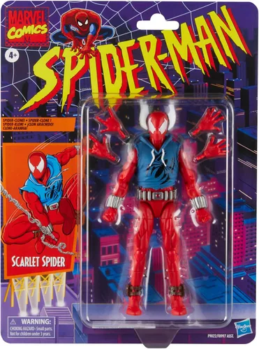 Miniatura 2 de Marvel Legends Series Scarlet Spider, Spider-Man Comics Figura de acción coleccionable de 6 pulgadas