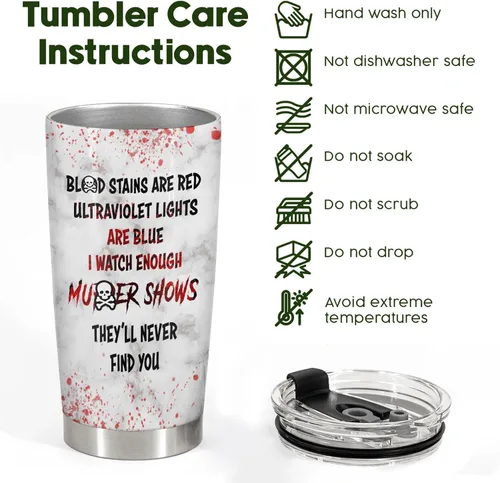 Miniatura 8 de Taza de terror con gato y tapa, taza de película de terror de 20 onzas de acero inoxidable, taza de café única con gatos, regalos de Navidad, Vaso