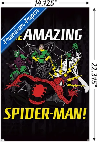 Miniatura 3 de Trends International Marvel Comics Spider-Man - Póster de pared de villanos Versión premium sin marco