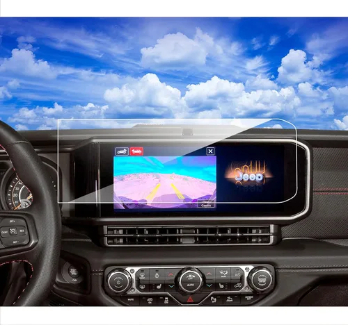 Protector de pantalla para Jeep Wrangler Gladiator 2025 2026 para Jeep Wrangler JL Gladiator 4xe Sport Rubicon Sahara Willys Sport S de 12.3