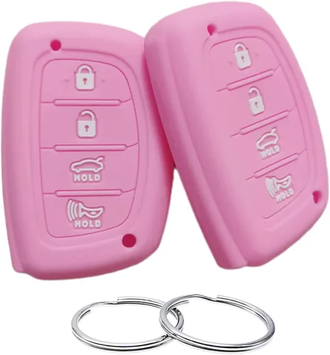 Miniatura 10 de REPROTECTING Funda de goma de silicona compatible con Hyundai Elantra Elantra GT Ioniq Sonata Tucson SY5MDFNA433 2016-2021