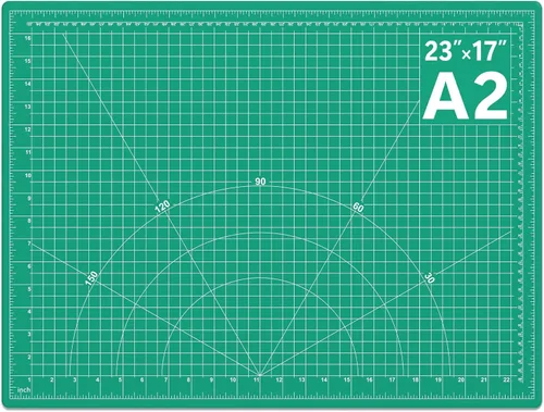 Miniatura 17 de DIYSELF Alfombrilla de corte de 8 x 6 pulgadas, alfombrilla de corte autorreparable, alfombrillas de corte rotativas A5 para manualidades, proyectos