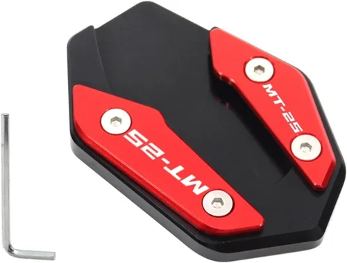 Miniatura 17 de Soporte de extensión lateral de pie para motocicleta para Yamaha YZF R3 R25 MT03 MT25 2019 2022 MT 03 25 R 3 25 (color: MT03 azul)
