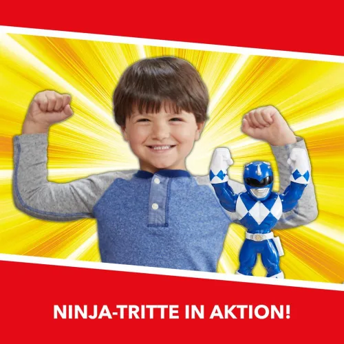 Miniatura 4 de Power Rangers Playskool Heroes Mega Mighties Blue Ranger Marrón/a