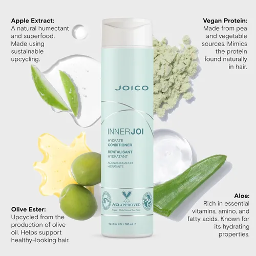 Miniatura 4 de Joico InnerJoi Hydrate Conditioner For Dry Hair & Scalp Sulfate & Paraben Free Naturally-Derived Vegan Formula