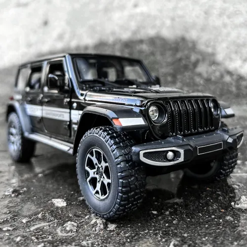 Miniatura 7 de BDTCTK Off-Road 7 puertas para Wrangler modelo de auto de juguete fundido a presión, vehículo de aleación de metal a escala 1/22 para niños, niñas