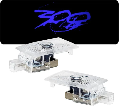 Logotipo LED para Puerta de Coche que Nunca se Desvanece Compatible con 300 300C 300S 2005-2025 Proyector Luz de Sombra Fantasma, para Accesorios