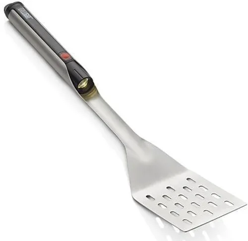 Miniatura 9 de GRILL LIGHT - Espátula de barbacoa de acero inoxidable Lone Star Texas con linterna LED - Acero grueso de grado restaurante - Impermeable y apto